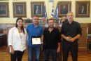 Βραβεύτηκαν Κραβαρίτης και Μορφέσης από τον Δήμο Πειραιά